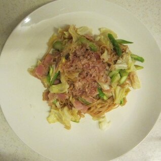 八丁味噌で焼きそうめん